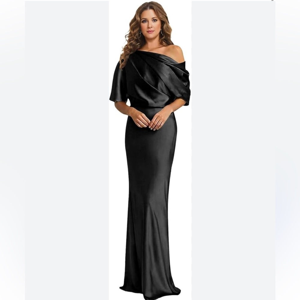 NWT LanTing black mother of the bride bridal dress